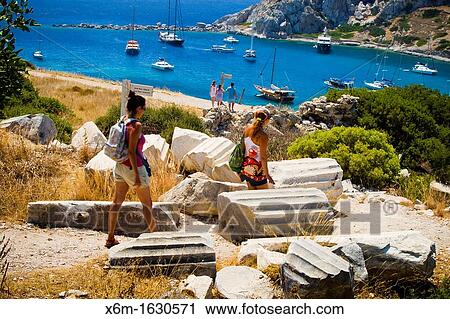 Knidos ancient Greek city ruins Datca peninsula, Mugla province, Turkey View Large Photo Image Stock Image - Knidos ancient Greek city ruins Datca peninsula, Mugla province, Turkey. Fotosearch