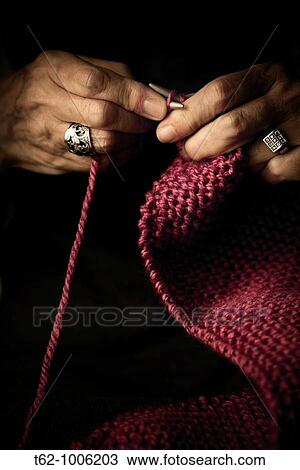 Knitting Needles Handicraft View Large Photo Image Stock Image - Knitting Needles Handicraft. Fotosearch