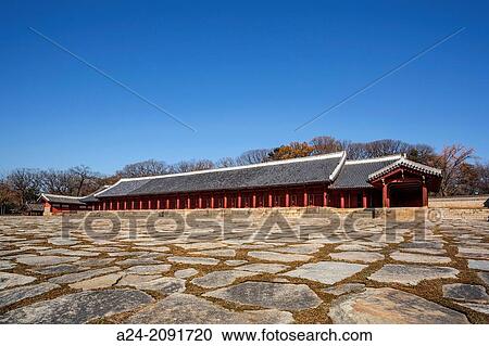 Korea, Seoul City, Jongmyo Shrine (W. H. ), Shrine of Royal Ancestors. View Large Photo Image Stock Image - Korea, Seoul City, Jongmyo Shrine (W. H. ), Shrine of Royal Ancestors.. Fotosearch