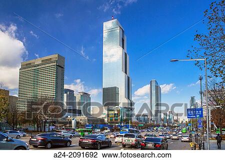 Korea, Seoul City, Korea World Trade Center Bldg. (COEX). View Large Photo Image Stock Image - Korea, Seoul City, Korea World Trade Center Bldg. (COEX).. Fotosearch