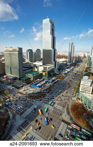 Korea, Seoul City, Korea World Trade Center Bldg. (COEX). View Large Photo Image Stock Image - Korea, Seoul City, Korea World Trade Center Bldg. (COEX).. Fotosearch