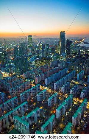 Korea, Seoul City, Yeouido Distric, The International Financial Center. View Large Photo Image Stock Photograph - Korea, Seoul City, Yeouido Distric, The International Financial Center.. Fotosearch