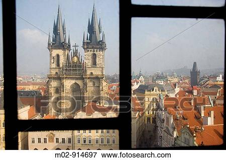 Kostel Panny Marie Tynem Church, Prague, Czech Republic View Large Photo Image Stock Photo - Kostel Panny Marie Tynem Church, Prague, Czech Republic. Fotosearch
