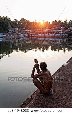 kotithirtham sacred lake in gokarna. india. View Large Photo Image Stock Image - kotithirtham sacred lake in gokarna. india.. Fotosearch