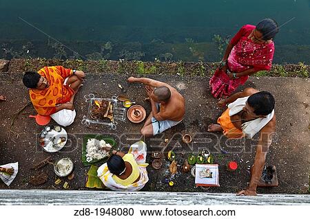 kotithirtham sacred lake in gokarna. india. View Large Photo Image Stock Image - kotithirtham sacred lake in gokarna. india.. Fotosearch