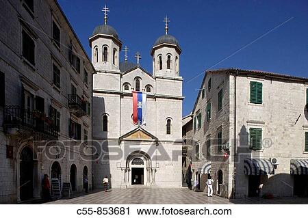 Kotor, old town, St Nicholas church, 20th century, Monte View Large Photo Image Stock Image - Kotor, old town, St Nicholas church, 20th century, Monte. Fotosearch
