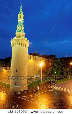 Kremlin night view, Moscow, Russia. View Large Photo Image Picture - Kremlin night view, Moscow, Russia.. Fotosearch
