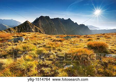 Picture - Krzyzne Pass, Tatra National Park, Poland, Europe. Fotosearch