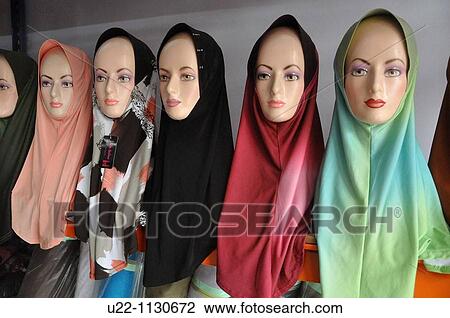 Kuala Lumpur (Malaysia): veils for Muslim women, sold in a shop View Large Photo Image Stock Image - Kuala Lumpur (Malaysia): veils for Muslim women, sold in a shop. Fotosearch