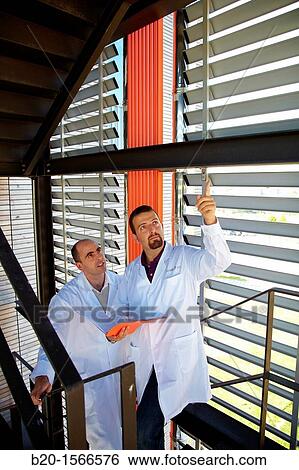 Stock Photograph - Kubik, Experimental laboratory R & D + i for the development of new concepts, products and services to improve energy efficiency in buildings Zamudio, Bizkaia, Basque Country, Spain. Fotosearch