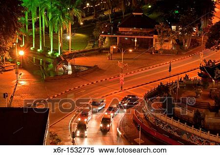 Kuching riverfront at dusk View Large Photo Image Stock Photography - Kuching riverfront at dusk. Fotosearch