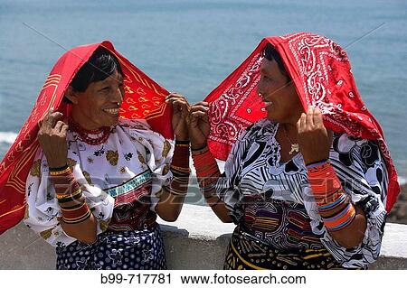 KUNA NATIVE INDIAN WOMEN IN INDIGENOUS COSTUME PANAMA CITY REPUBLIC OF PANAMA View Large Photo Image Stock Image - KUNA NATIVE INDIAN WOMEN IN INDIGENOUS COSTUME PANAMA CITY REPUBLIC OF PANAMA. Fotosearch