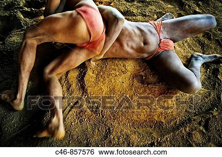 Kusti wrestlers, Hanuman Akhara, Varanasi, Uttar Pradesh, India View Large Photo Image Stock Photograph - Kusti wrestlers, Hanuman Akhara, Varanasi, Uttar Pradesh, India. Fotosearch
