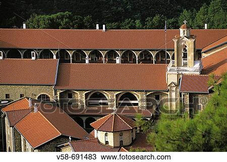 Kykkos Monastery. Cyprus View Large Photo Image Stock Image - Kykkos Monastery. Cyprus. Fotosearch