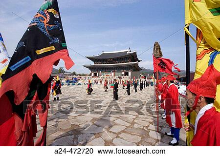 Kyongbokkung palace, Seoul. South Korea View Large Photo Image Stock Image - Kyongbokkung palace, Seoul. South Korea. Fotosearch