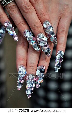 Stock Photography - Kyoto (Japan): kitsch nails. Fotosearch