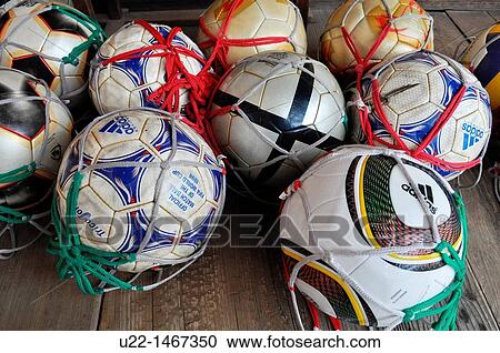 Kyoto (Japan): soccer balls at the Shiramine shrine, in northwest Kyoto: very popular among sports devotees, especially soccer fans, as Seidaimyojin is enshrined here. View Large Photo Image Stock Image - Kyoto (Japan): soccer balls at the Shiramine shrine, in northwest Kyoto: very popular among sports devotees, especially soccer fans, as Seidaimyojin is enshrined here.. Fotosearch