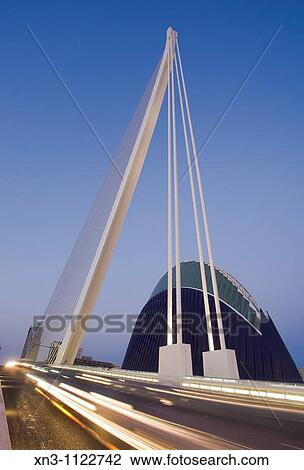 L? Assut d? Or bridge and the Agora, City of Arts and Sciences. Valencia, Comunidad Valenciana, Spain. View Large Photo Image Stock Image - L? Assut d? Or bridge and the Agora, City of Arts and Sciences. Valencia, Comunidad Valenciana, Spain.. Fotosearch
