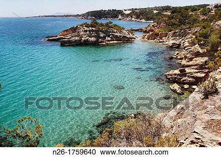 Stock Image - L? Illot, El Perell?, Tarragona province, Catalunya, Spain. Fotosearch