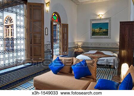 La cle de Fes Riad, medina, Morocco, North Africa View Large Photo Image Stock Image - La cle de Fes Riad, medina, Morocco, North Africa. Fotosearch