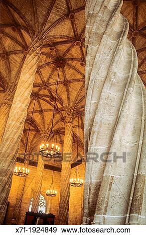 La Lonja, Silk Exchange, Valencia, Spain View Large Photo Image Stock Photo - La Lonja, Silk Exchange, Valencia, Spain. Fotosearch