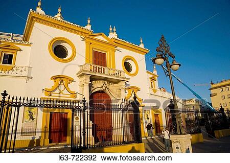 La Maestranza bullring, Sevilla. Andalucia, Spain View Large Photo Image Stock Image - La Maestranza bullring, Sevilla. Andalucia, Spain. Fotosearch