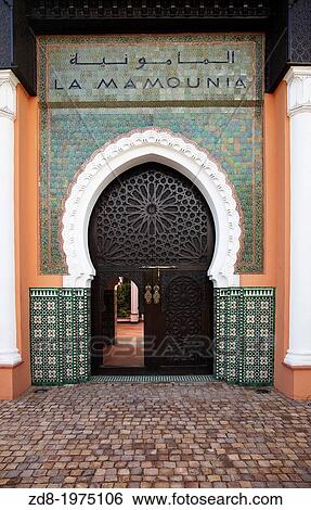 Stock Photograph - la mamounia hotel in marrakech.. Fotosearch