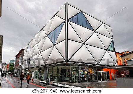 La Miroiterie building designed 2006 by Ueli Brauen and Doris Walchli, Le Flon district, Lausanne, Canton of Vaud, Switzerland, Europe View Large Photo Image Stock Image - La Miroiterie building designed 2006 by Ueli Brauen and Doris Walchli, Le Flon district, Lausanne, Canton of Vaud, Switzerland, Europe. Fotosearch