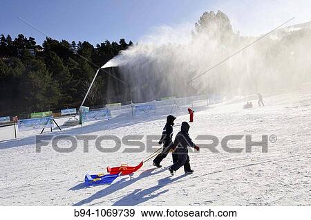 La Molina ski resort, Cerdanya, Girona province, Catalonia, Spain View Large Photo Image Stock Photo - La Molina ski resort, Cerdanya, Girona province, Catalonia, Spain. Fotosearch