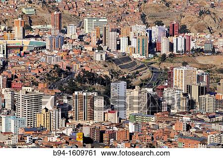 La Paz city from El Alto, Bolivia View Large Photo Image Stock Image - La Paz city from El Alto, Bolivia. Fotosearch
