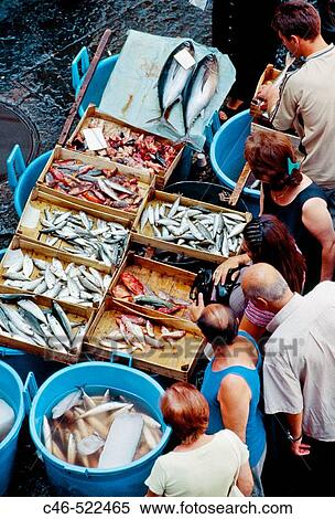 La Pescheria (fish market). Catania. Sicily. Italy View Large Photo Image Stock Photography - La Pescheria (fish market). Catania. Sicily. Italy. Fotosearch