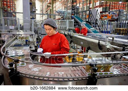 Labeling and packaging canned vegetables, Green bean, Canning Industry, Agri-food, Logistics Center, Grupo Riberebro, Alfaro, La Rioja, Spain View Large Photo Image Picture - Labeling and packaging canned vegetables, Green bean, Canning Industry, Agri-food, Logistics Center, Grupo Riberebro, Alfaro, La Rioja, Spain. Fotosearch