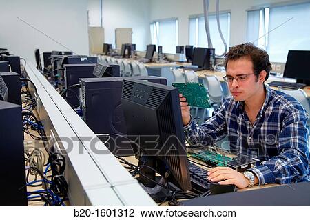 Laboratory digital signal processing, Computer room, Telecommunications, Electronics and Communications Unit, CEIT (Center of Studies and Technical Research), University of Navarra, Donostia, Gipuzkoa, Basque Country, Spain View Large Photo Image Stock Image - Laboratory digital signal processing, Computer room, Telecommunications, Electronics and Communications Unit, CEIT (Center of Studies and Technical Research), University of Navarra, Donostia, Gipuzkoa, Basque Country, Spain. Fotosearch