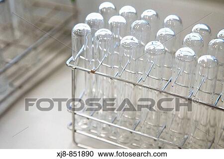 Stock Image - Laboratory glassware. Fotosearch