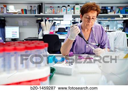 Laboratory technician using micropipette, Neuroscience lab, Research in neuromuscular disorders, neurodegenerative diseases, parkinson, dementia and multiple sclerosis, Biodonostia Health and Biomedicine Research Institute View Large Photo Image Stock Photo - Laboratory technician using micropipette, Neuroscience lab, Research in neuromuscular disorders, neurodegenerative diseases, parkinson, dementia and multiple sclerosis, Biodonostia Health and Biomedicine Research Institute. Fotosearch