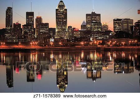 Lachine Canal, Montreal skyline, Quebec, Canada View Large Photo Image Stock Photo - Lachine Canal, Montreal skyline, Quebec, Canada. Fotosearch