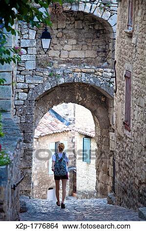 Lacoste village, Vaucluse, Provence, France View Large Photo Image Picture - Lacoste village, Vaucluse, Provence, France. Fotosearch