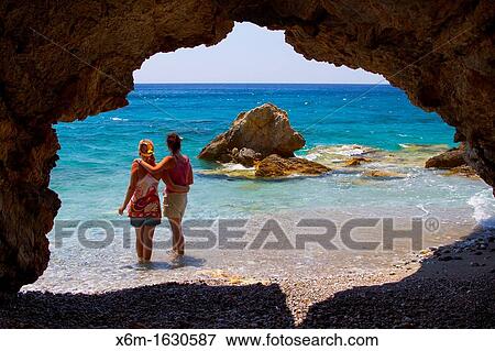 Ladies in a cove Datca peninsula, Mugla province, Anatolia, Turkey View Large Photo Image Stock Photo - Ladies in a cove Datca peninsula, Mugla province, Anatolia, Turkey. Fotosearch
