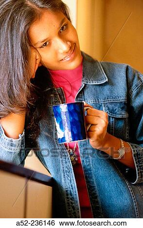 Lady having tea View Large Photo Image Stock Photograph - Lady having tea. Fotosearch