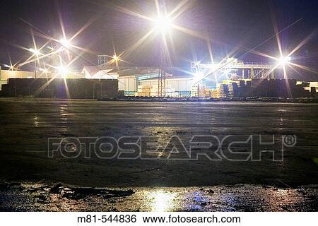 Stock Photograph - Ladysmith timber mill. Vancouver Island, British Columbia, Canada, 26 April 2006.. Fotosearch