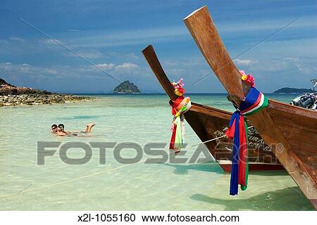 Laem Thong beach Phi Phi Don island, Thailand View Large Photo Image Stock Image - Laem Thong beach Phi Phi Don island, Thailand. Fotosearch