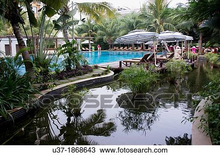 Lageur Resort Sanya Beach, Hainan Island. View Large Photo Image Stock Image - Lageur Resort Sanya Beach, Hainan Island.. Fotosearch