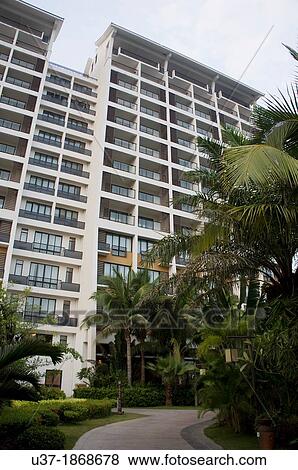 Stock Photo - Lageur Resort Sanya Beach, Hainan Island.. Fotosearch