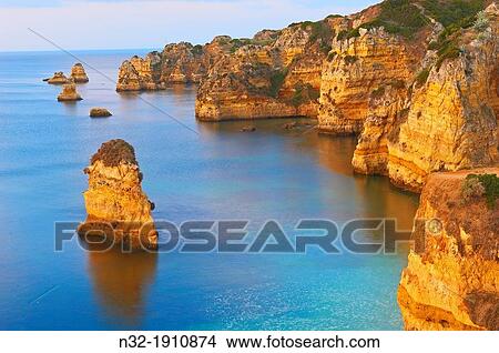 Lagos, Dona Ana Beach, Lagoa, Praia da Dona Ana, Algarve, Portugal, Europe View Large Photo Image Picture - Lagos, Dona Ana Beach, Lagoa, Praia da Dona Ana, Algarve, Portugal, Europe. Fotosearch