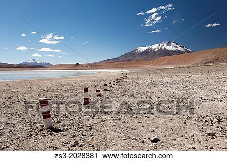 Stock Image - Laguna Canapa, Salar de Uyuni, Bolivia, South America.. Fotosearch