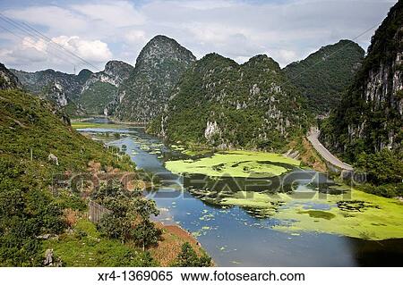 Laguna, Longgong Dong area, Matou, Guizhou, China. View Large Photo Image Stock Photography - Laguna, Longgong Dong area, Matou, Guizhou, China.. Fotosearch