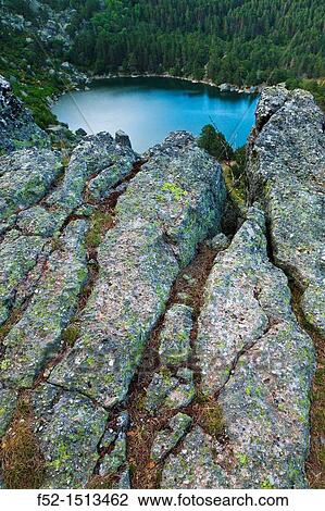 Stock Image - Laguna Negra y los Circos Glaciares de Urbion Natural Park Soria Province Castilla y Leon Spain.. Fotosearch