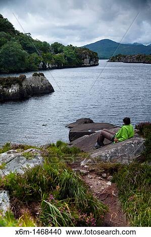 Lake landscape Killarney National Park County Kerry, Ireland View Large Photo Image Stock Image - Lake landscape Killarney National Park County Kerry, Ireland. Fotosearch
