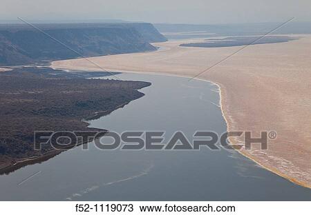 Stock Image - Lake Magadi, Rift Valley, Kenya. Fotosearch