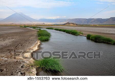 Lake Natron, Tanzania View Large Photo Image Stock Image - Lake Natron, Tanzania. Fotosearch